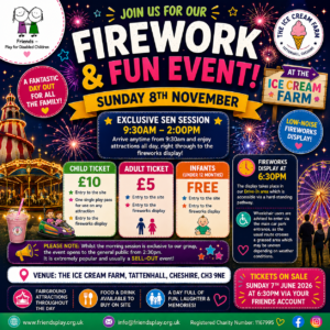 Firework & Fun Event Ice Cream Farm– 8th November