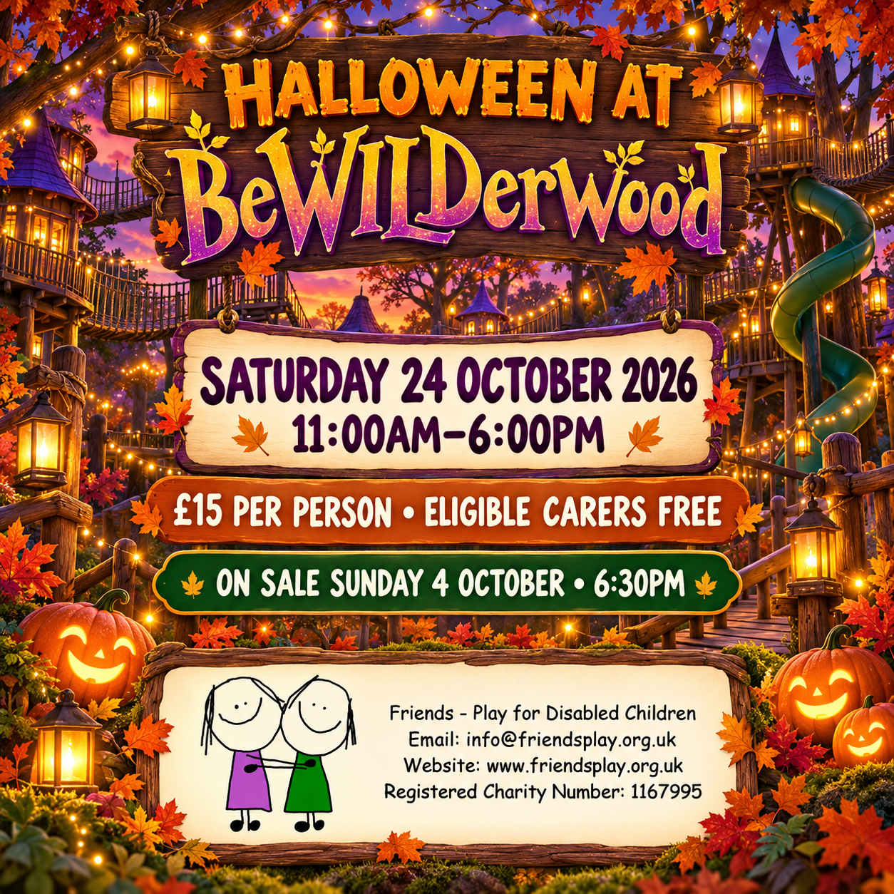 Halloween at BeWILDerwood 24/10